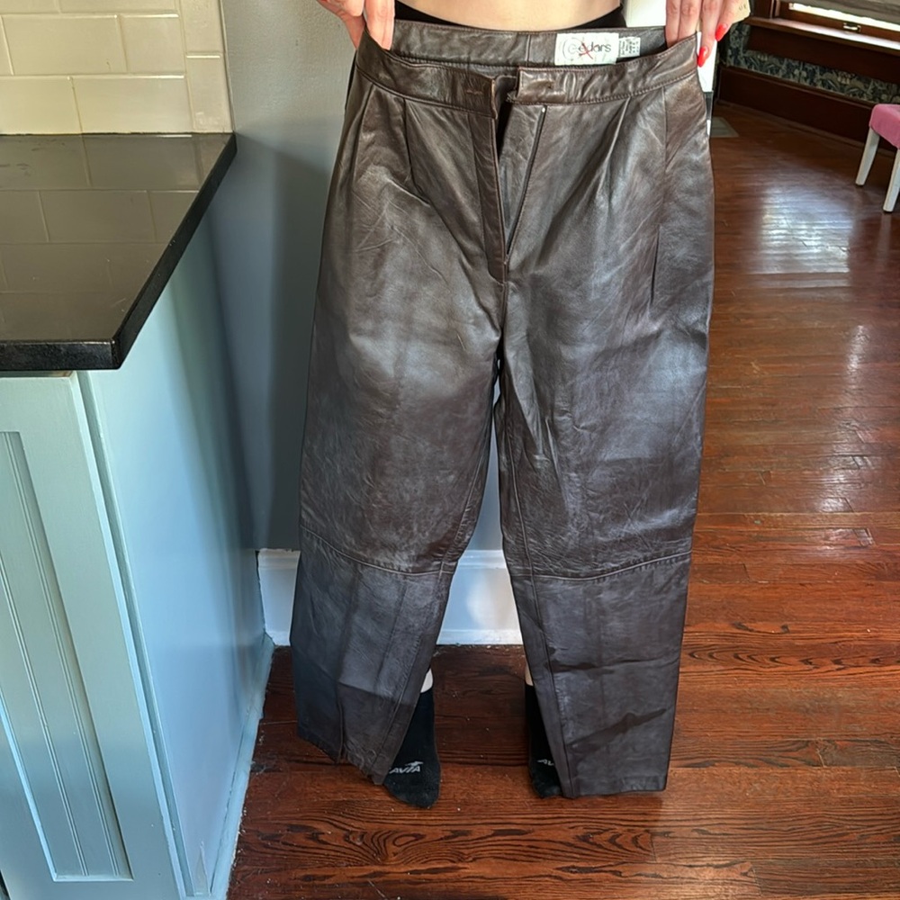 Genuine Leather Trouser